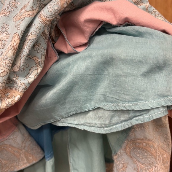 Rare y2k boho paneled peasant skirt, large - Picture 7 of 12